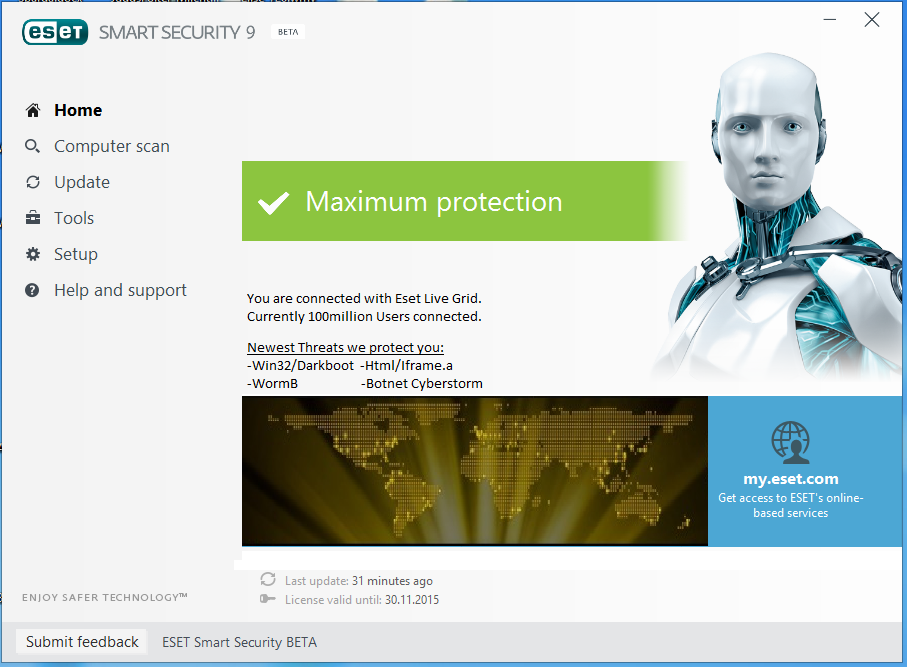 Eset smart security free license key