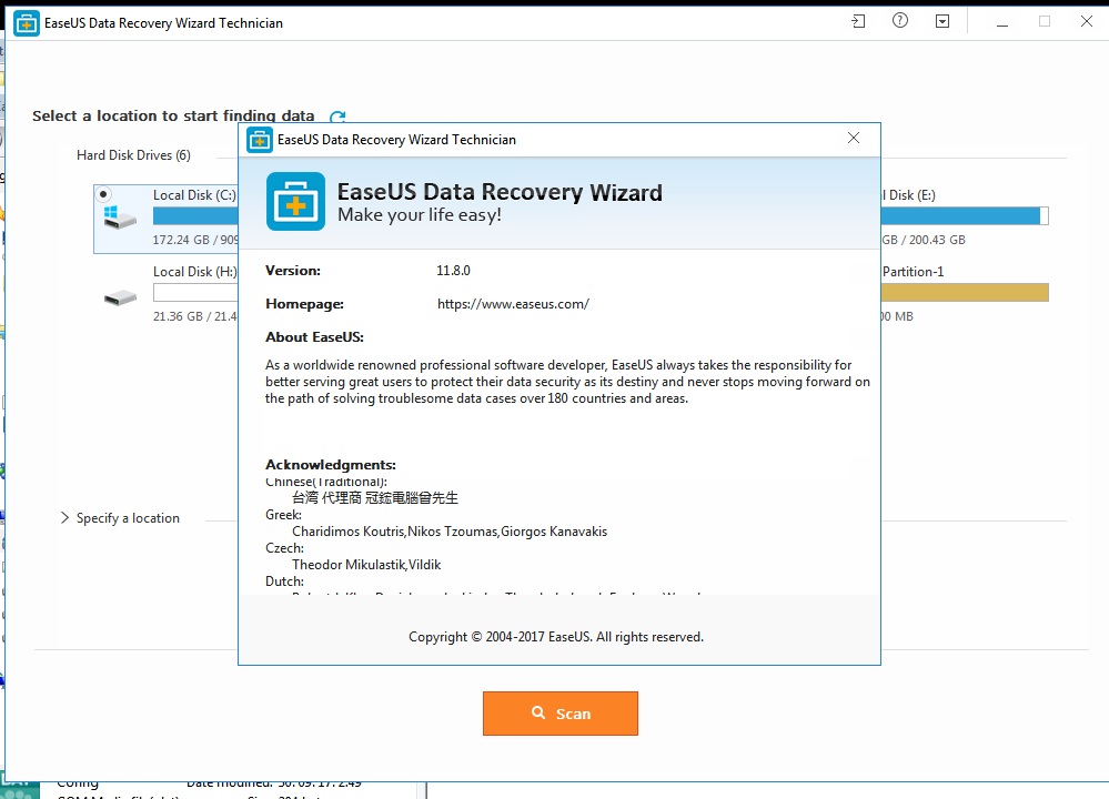 easeus data recovery 7.5 serial key free